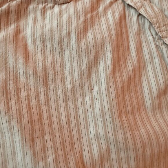 GAP Shorts Beige & White Striped Casual Chino 100% Cotton Pockets Low Rise Sz 6 - Picture 4 of 9